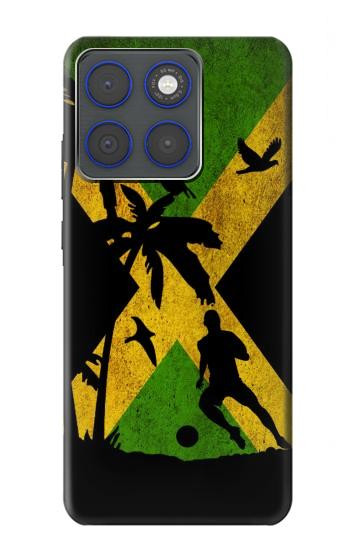 S2975 Jamaica Football Soccer Hülle Schutzhülle Taschen für Motorola Edge 70