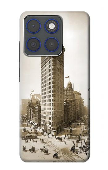 S3046 Old New York Flatiron Building Hülle Schutzhülle Taschen für Motorola Edge 70