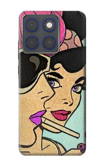 S3171 Girls Pop Art Hülle Schutzhülle Taschen für Motorola Edge 70