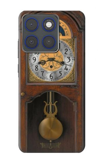 S3173 Grandfather Clock Antique Wall Clock Hülle Schutzhülle Taschen für Motorola Edge 70
