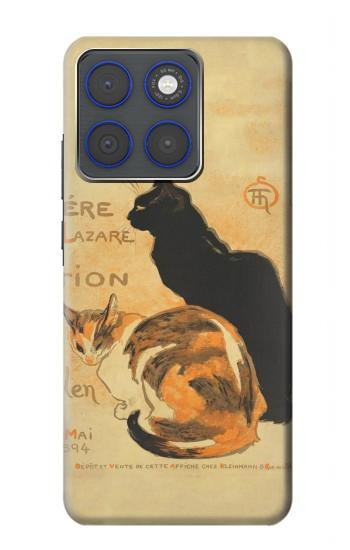 S3229 Vintage Cat Poster Hülle Schutzhülle Taschen für Motorola Edge 70