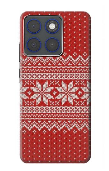 S3384 Winter Seamless Knitting Pattern Hülle Schutzhülle Taschen für Motorola Edge 70