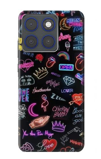 S3433 Vintage Neon Graphic Hülle Schutzhülle Taschen für Motorola Edge 70