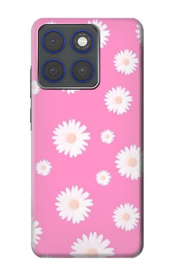 S3500 Pink Floral Pattern Hülle Schutzhülle Taschen für Motorola Edge 70