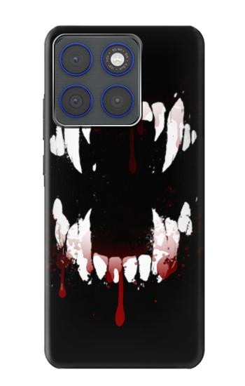 S3527 Vampire Teeth Bloodstain Hülle Schutzhülle Taschen für Motorola Edge 70