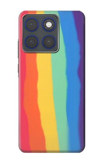 S3799 Cute Vertical Watercolor Rainbow Hülle Schutzhülle Taschen für Motorola Edge 70