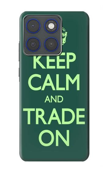 S3862 Keep Calm and Trade On Hülle Schutzhülle Taschen für Motorola Edge 70