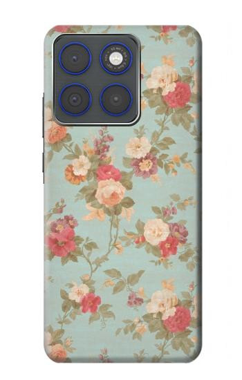 S3910 Vintage Rose Hülle Schutzhülle Taschen für Motorola Edge 70