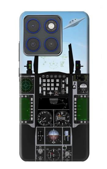 S3933 Fighter Aircraft UFO Hülle Schutzhülle Taschen für Motorola Edge 70