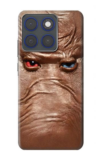 S3940 Leather Mad Face Graphic Paint Hülle Schutzhülle Taschen für Motorola Edge 70