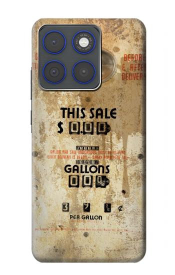 S3954 Vintage Gas Pump Hülle Schutzhülle Taschen für Motorola Edge 70