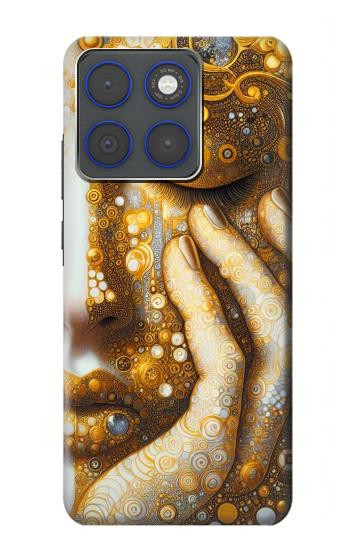 S4026 Women Crying Golden Tear Hülle Schutzhülle Taschen für Motorola Edge 70