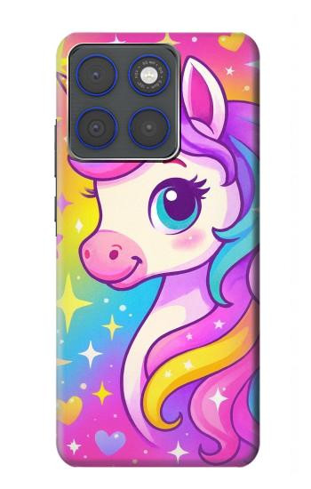 S4057 Cute Unicorn Cartoon Hülle Schutzhülle Taschen für Motorola Edge 70