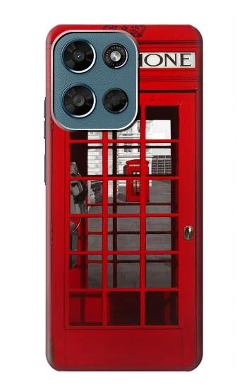 S0058 British Red Telephone Box Hülle Schutzhülle Taschen für Motorola Moto G (2026), G Play (2026)