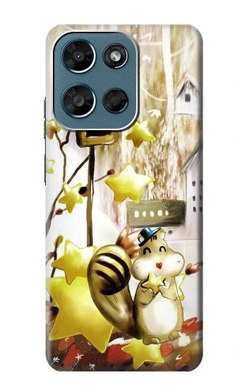 S0109 Cute Squirrel Cartoon Hülle Schutzhülle Taschen für Motorola Moto G (2026), G Play (2026)
