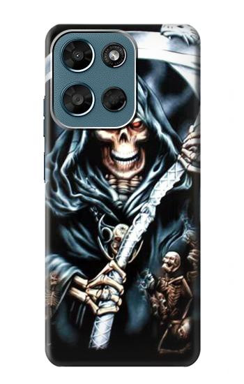 S0295 Grim Reaper Hülle Schutzhülle Taschen für Motorola Moto G (2026), G Play (2026)