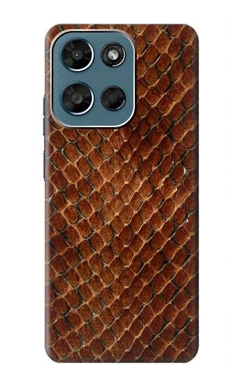 S0555 Snake Skin Hülle Schutzhülle Taschen für Motorola Moto G (2026), G Play (2026)