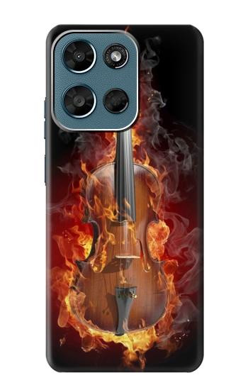 S0864 Fire Violin Hülle Schutzhülle Taschen für Motorola Moto G (2026), G Play (2026)