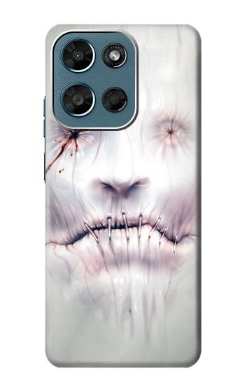 S0884 Horror Face Hülle Schutzhülle Taschen für Motorola Moto G (2026), G Play (2026)