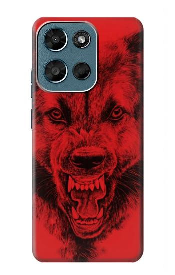 S1090 Red Wolf Hülle Schutzhülle Taschen für Motorola Moto G (2026), G Play (2026)