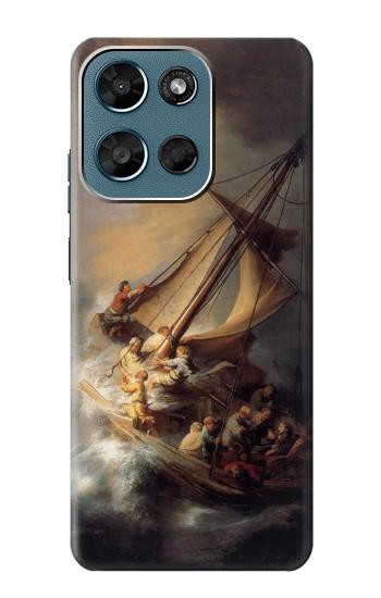 S1091 Rembrandt Christ in The Storm Hülle Schutzhülle Taschen für Motorola Moto G (2026), G Play (2026)