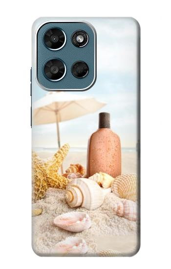 S1425 Seashells on The Beach Hülle Schutzhülle Taschen für Motorola Moto G (2026), G Play (2026)