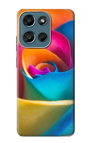 S1671 Rainbow Colorful Rose Hülle Schutzhülle Taschen für Motorola Moto G (2026), G Play (2026)