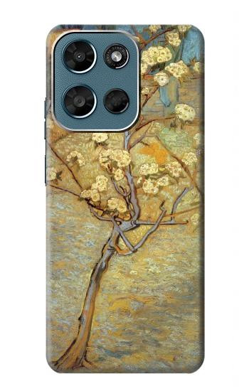 S1978 Van Gogh Letter Pear Tree Blossom Hülle Schutzhülle Taschen für Motorola Moto G (2026), G Play (2026)