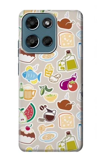 S2321 Food and Drink Seamless Hülle Schutzhülle Taschen für Motorola Moto G (2026), G Play (2026)