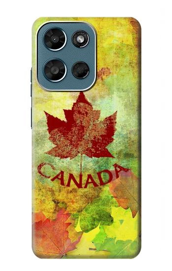 S2523 Canada Autumn Maple Leaf Hülle Schutzhülle Taschen für Motorola Moto G (2026), G Play (2026)