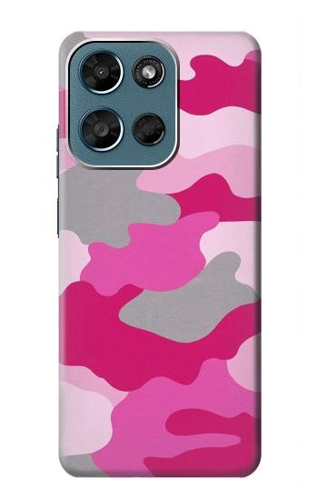 S2525 Pink Camo Camouflage Hülle Schutzhülle Taschen für Motorola Moto G (2026), G Play (2026)