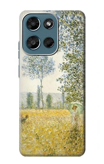 S2682 Claude Monet Fields In Spring Hülle Schutzhülle Taschen für Motorola Moto G (2026), G Play (2026)