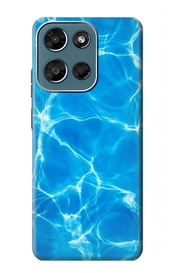 S2788 Blue Water Swimming Pool Hülle Schutzhülle Taschen für Motorola Moto G (2026), G Play (2026)