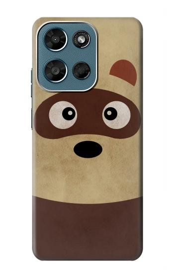 S2825 Cute Cartoon Raccoon Hülle Schutzhülle Taschen für Motorola Moto G (2026), G Play (2026)