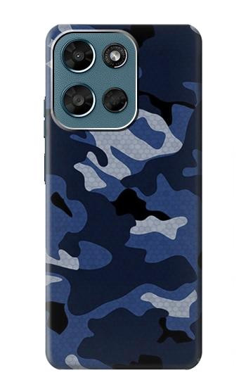 S2959 Navy Blue Camo Camouflage Hülle Schutzhülle Taschen für Motorola Moto G (2026), G Play (2026)