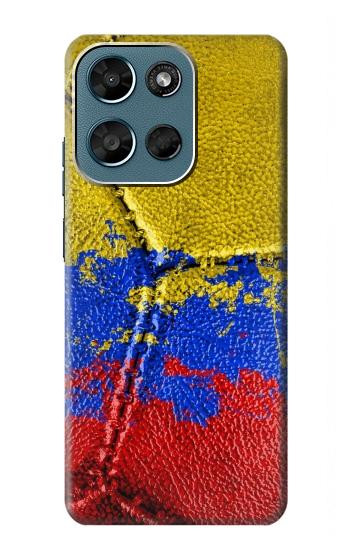 S3306 Colombia Flag Vintage Football Graphic Hülle Schutzhülle Taschen für Motorola Moto G (2026), G Play (2026)