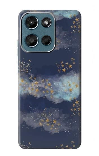 S3364 Gold Star Sky Hülle Schutzhülle Taschen für Motorola Moto G (2026), G Play (2026)