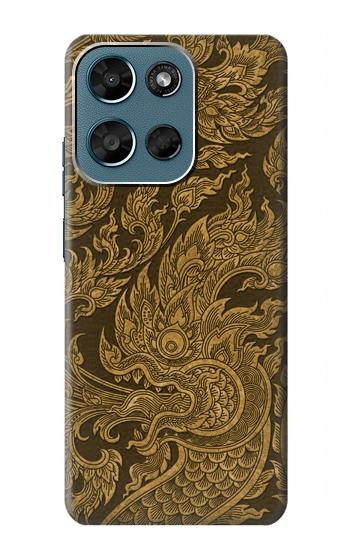 S3382 Thai Art Naga Hülle Schutzhülle Taschen für Motorola Moto G (2026), G Play (2026)