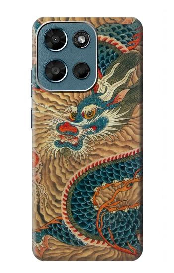 S3541 Dragon Cloud Painting Hülle Schutzhülle Taschen für Motorola Moto G (2026), G Play (2026)