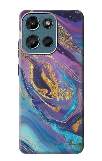 S3676 Colorful Abstract Marble Stone Hülle Schutzhülle Taschen für Motorola Moto G (2026), G Play (2026)