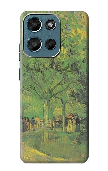S3748 Van Gogh A Lane in a Public Garden Hülle Schutzhülle Taschen für Motorola Moto G (2026), G Play (2026)