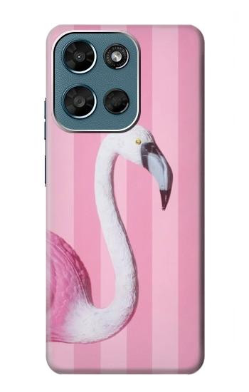 S3805 Flamingo Pink Pastel Hülle Schutzhülle Taschen für Motorola Moto G (2026), G Play (2026)