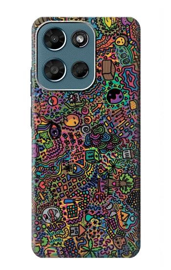 S3815 Psychedelic Art Hülle Schutzhülle Taschen für Motorola Moto G (2026), G Play (2026)