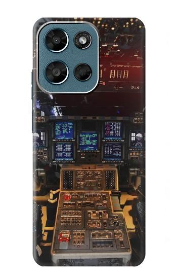 S3836 Airplane Cockpit Hülle Schutzhülle Taschen für Motorola Moto G (2026), G Play (2026)