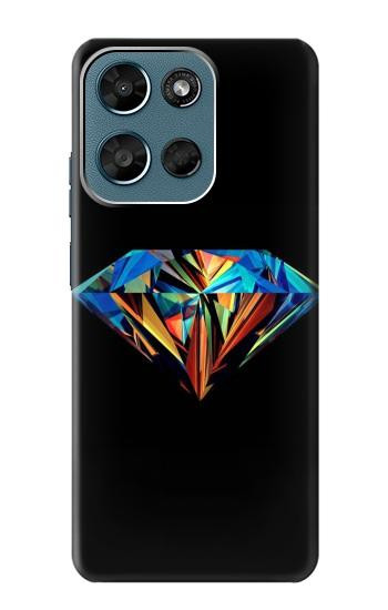 S3842 Abstract Colorful Diamond Hülle Schutzhülle Taschen für Motorola Moto G (2026), G Play (2026)