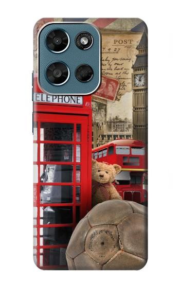 S3856 Vintage London British Hülle Schutzhülle Taschen für Motorola Moto G (2026), G Play (2026)
