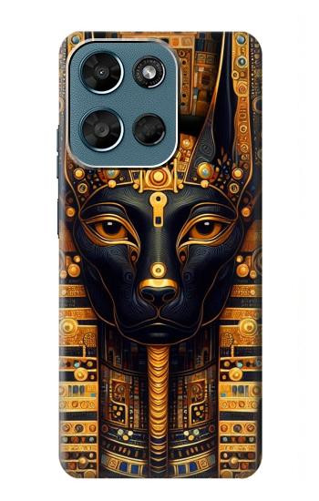 S3992 Gold Black Anubis Hülle Schutzhülle Taschen für Motorola Moto G (2026), G Play (2026)