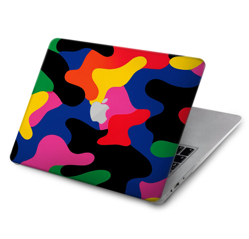 S4072 Colorful Camouflage Hülle Schutzhülle Taschen für MacBook Pro 13″ - A1706, A1708, A1989, A2159, A2289, A2251, A2338