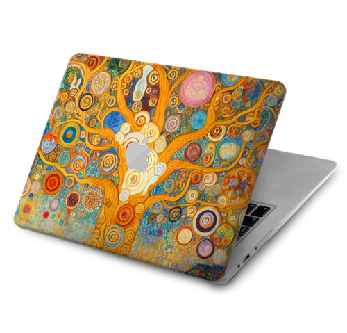 S4007 Tree of Life Painting Hülle Schutzhülle Taschen für MacBook Pro 16 M1,M2,M3,M4 (2021,2024) - A3403, A3186, A2991, A2780, A2485