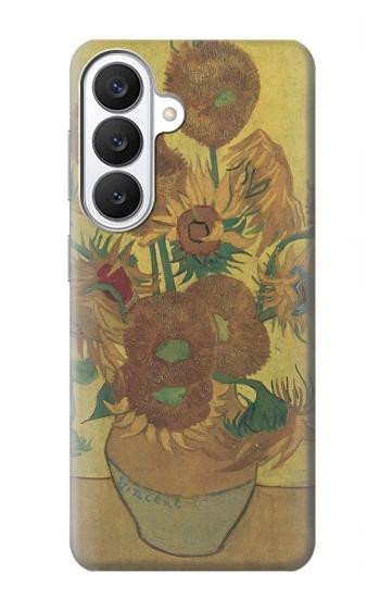 S0214 Van Gogh Vase Fifteen Sunflowers Hülle Schutzhülle Taschen für Samsung Galaxy S26